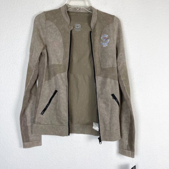 Blanc Noir Jacket Track La Jolla Beach Tennis Club Logo Fitted - Picture 10 of 16